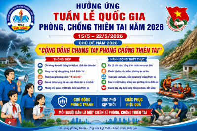 CỘNG ĐỒNG CHUNG TAY PHÒNG CHỐNG THIÊN TAI!